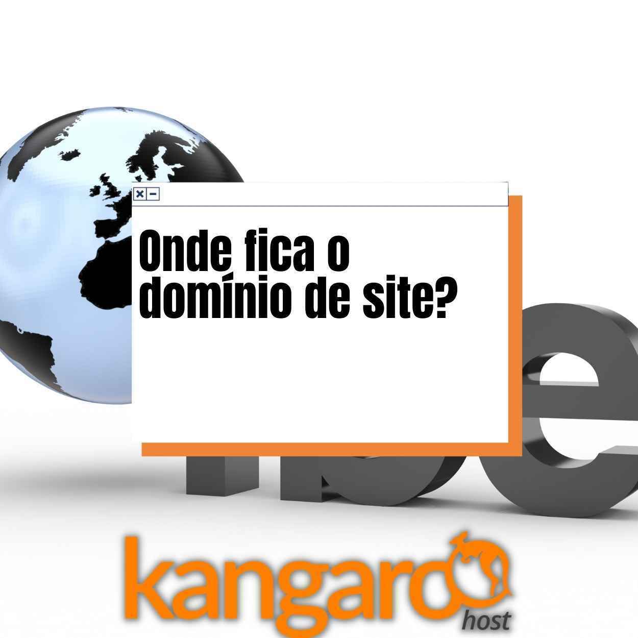 Onde fica o domínio de site