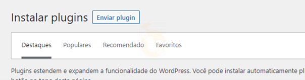 Enviar Plugin WordPress