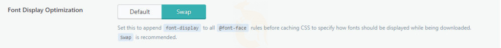 font display optimization litespeed cache wordpress