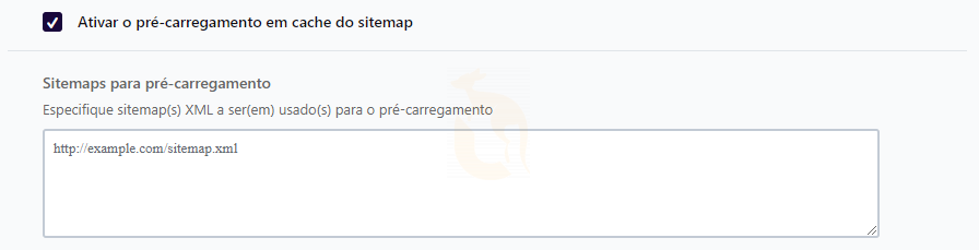 Pré carregar a partir do sitemap