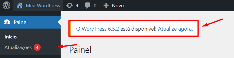 Atualização 6.5.2 WordPress