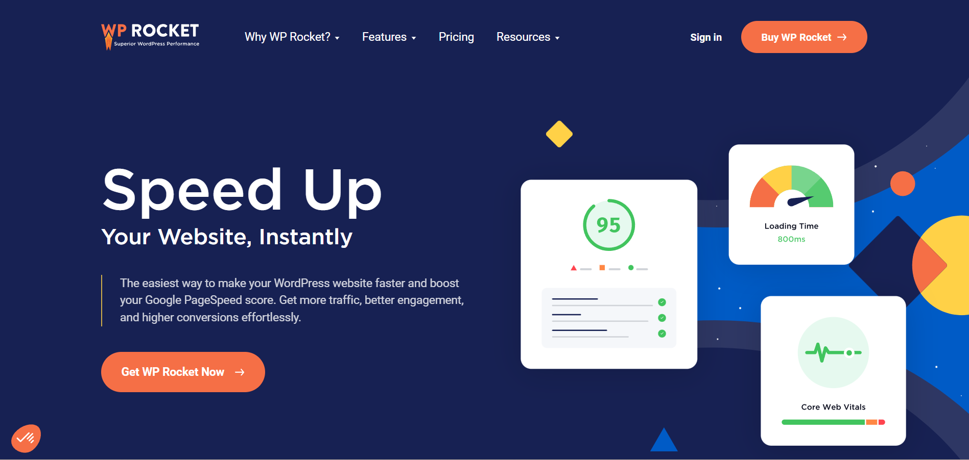 Site WP Rocket WordPress