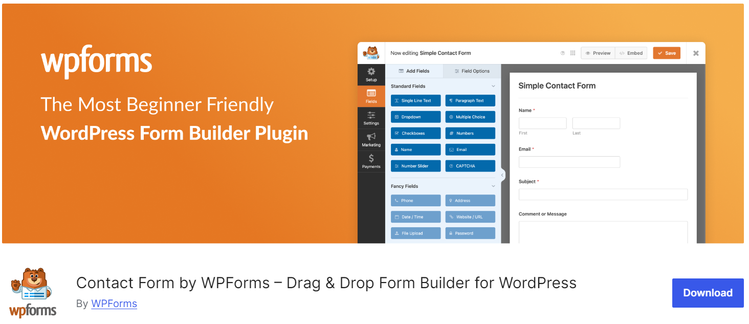 WPForms Plugin WordPress