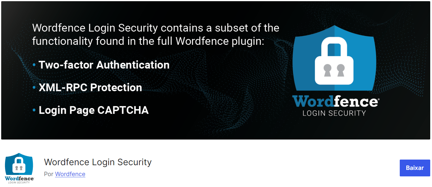 Wordfence login plugin