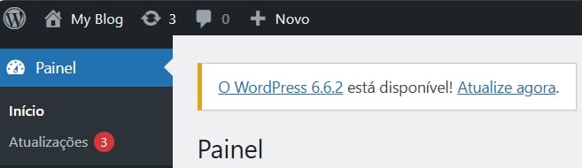 Atualizacao wordpress versao 6.6.2 disponivel