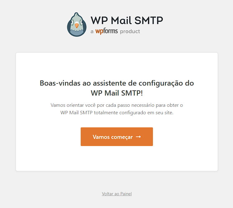 Inicio da configuracao WP Mail SMTP no wordpress