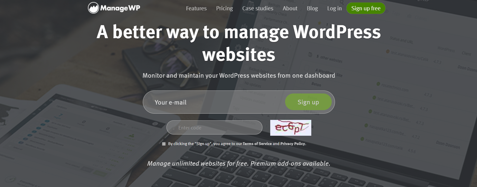 ManageWP Gerenciamento de sites WordPress