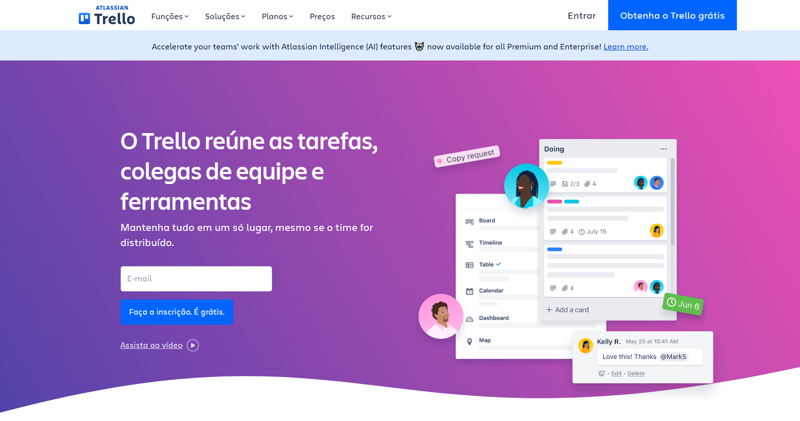 Site oficial Trello