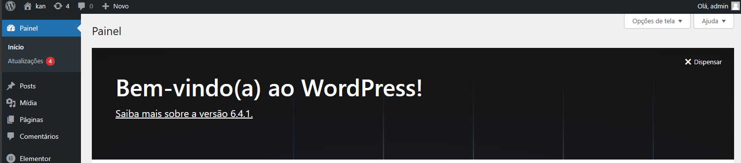 WordPress versão 6.4.1