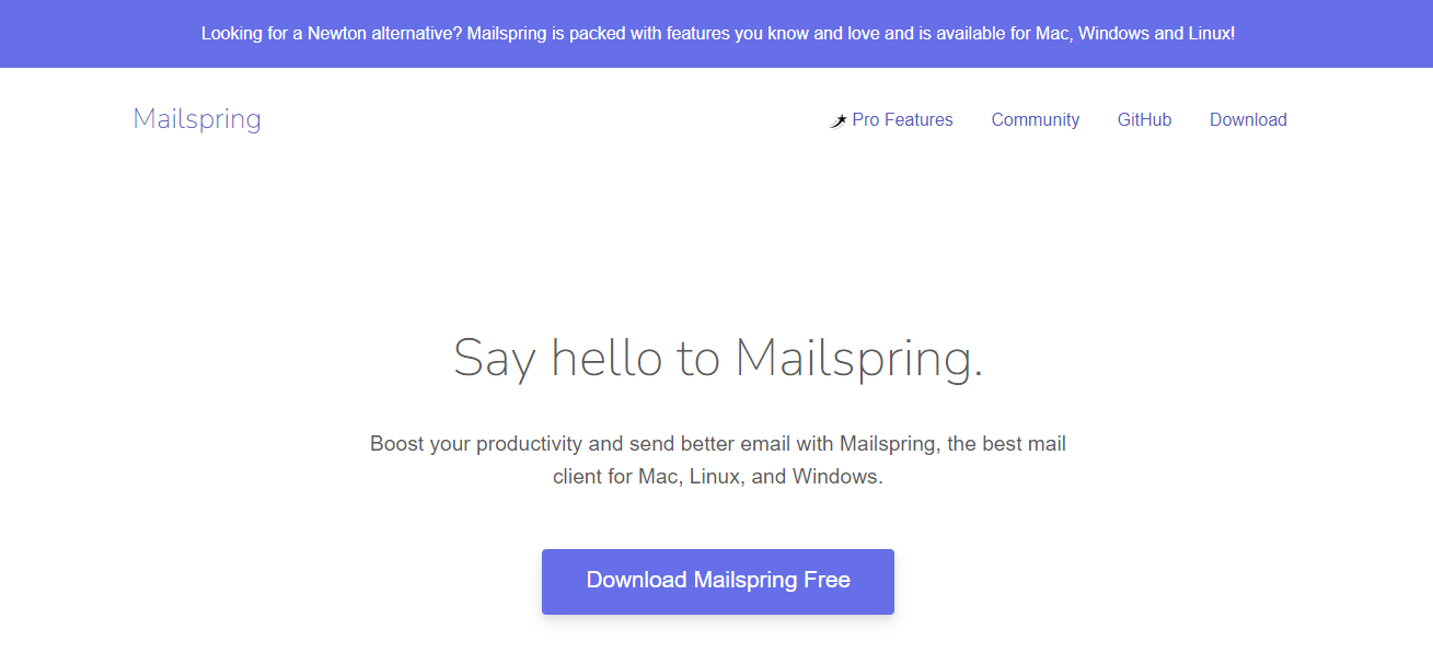 MailSpring, uma ótima alternativa para o outlook