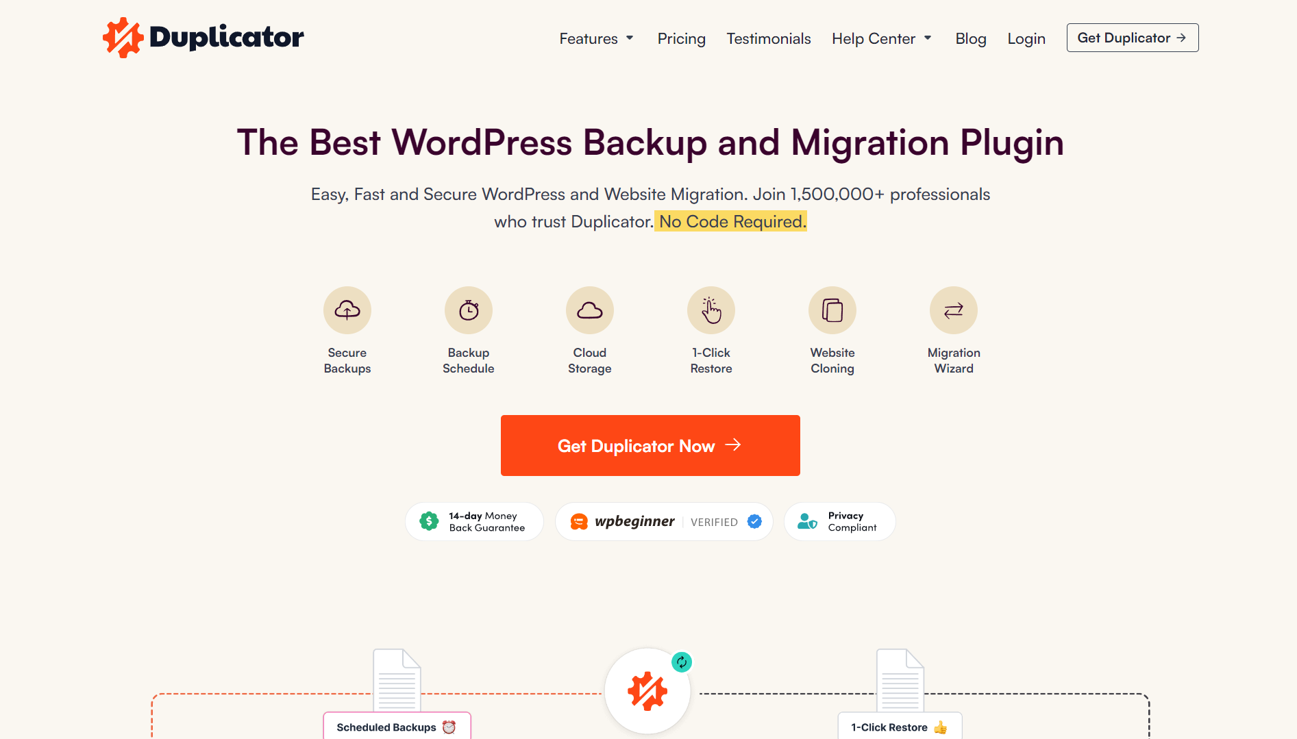 Duplicator WordPress Backups