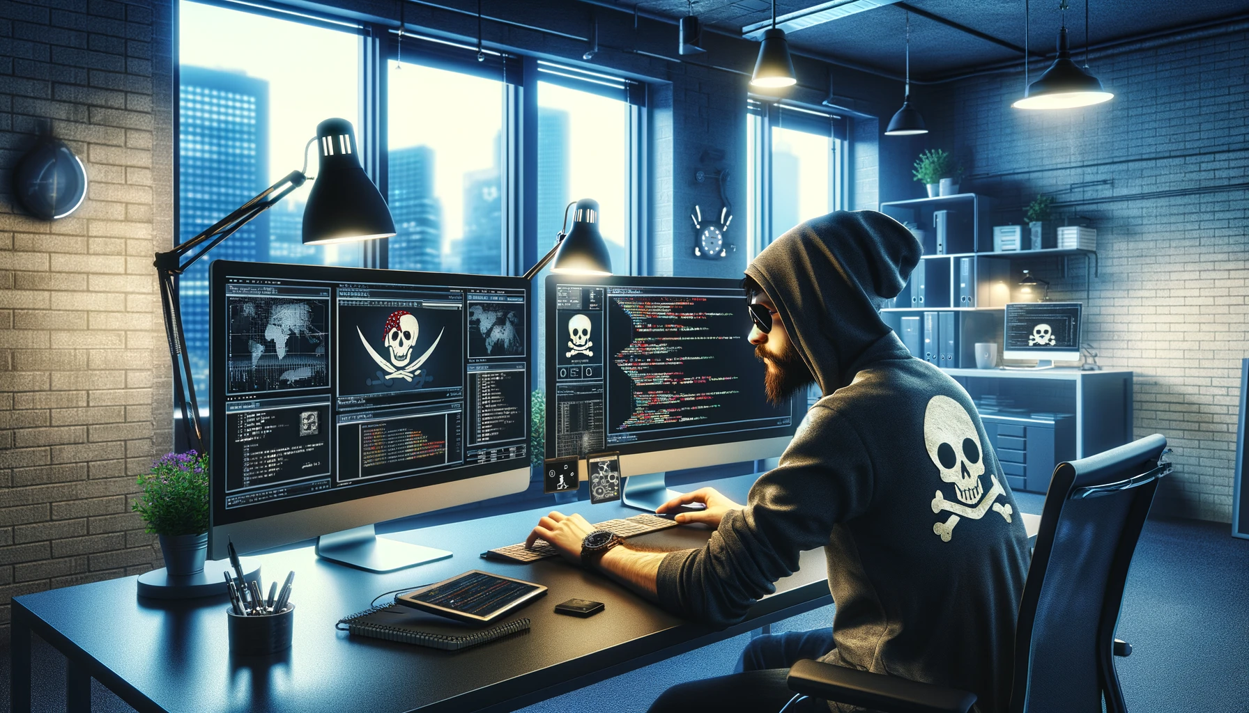 Hacker pirata, invasor por brechas de plugins nulled WordPress