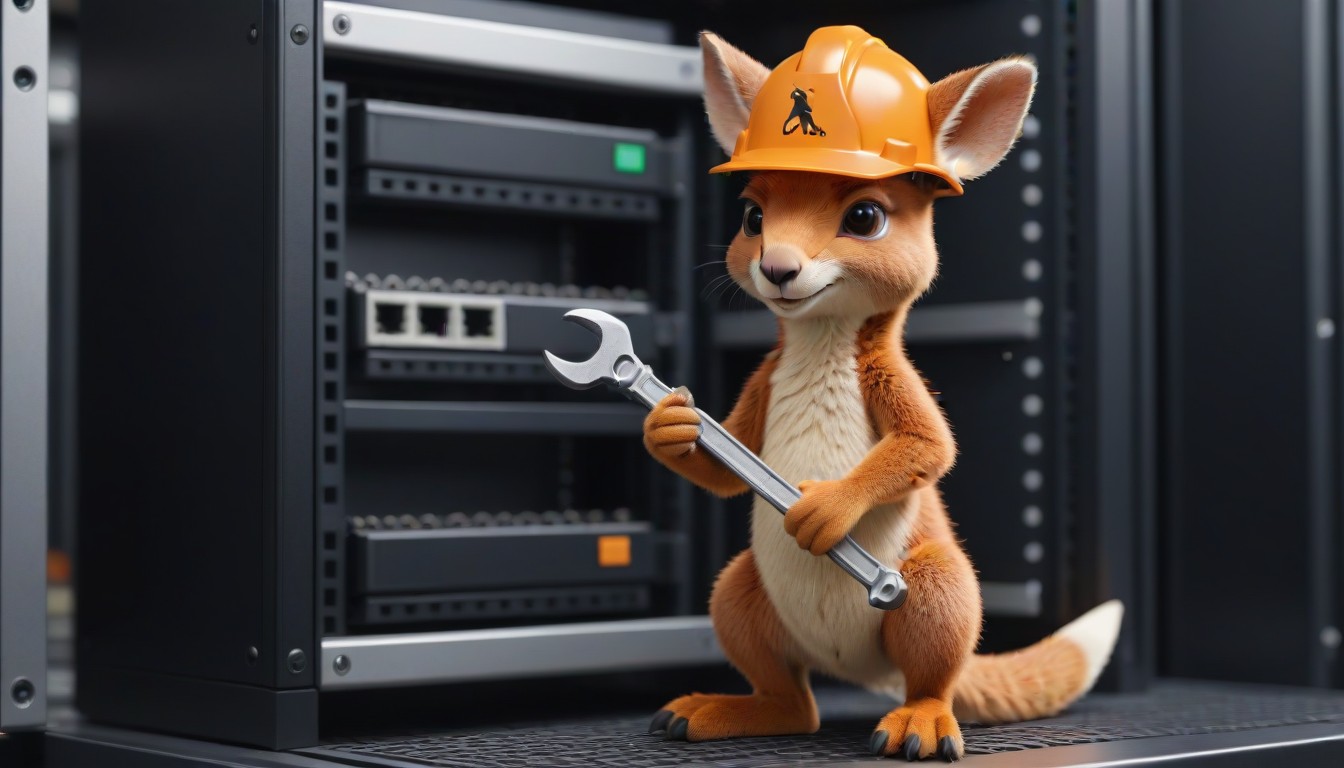 Kangaroo fazendo reparos de segurança no servidor